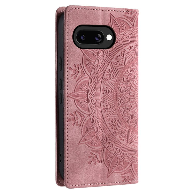 For Google Pixel 9a Totem Embossed Magnetic Leather Phone Case