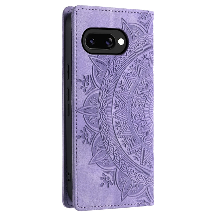 For Google Pixel 9a Totem Embossed Magnetic Leather Phone Case