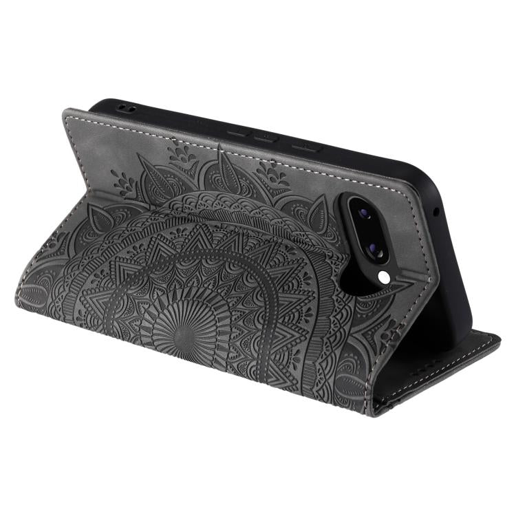 For Google Pixel 10a Totem Embossed Magnetic Leather Phone Case