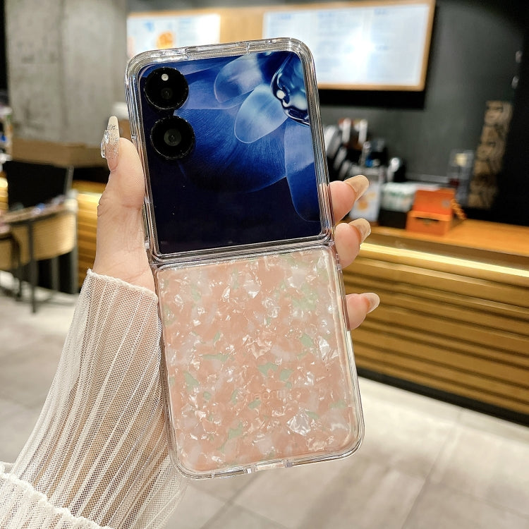 For Xiaomi Mix Flip Pearlescent Shell Texture Phone Case