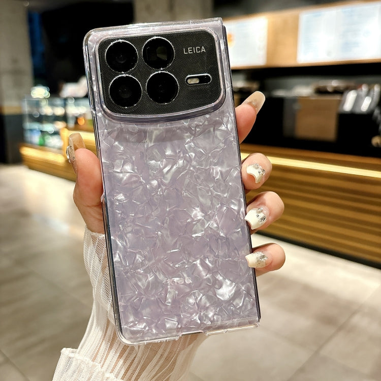 For Xiaomi Mix Fold 4 Pearlescent Shell Texture Phone Case