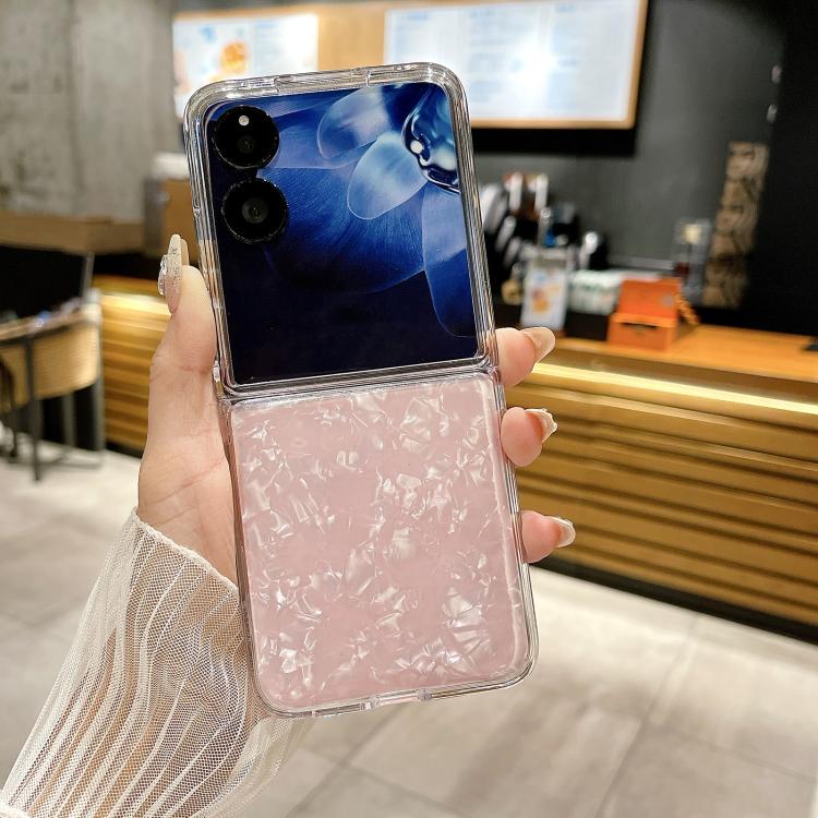 For Xiaomi Mix Flip 2 Pearlescent Shell Texture Phone Case