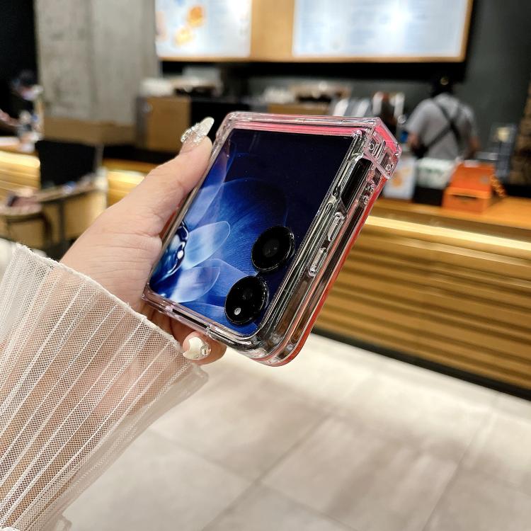 For Xiaomi Mix Flip 2 Pearlescent Shell Texture Phone Case