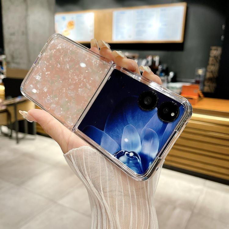 For Xiaomi Mix Flip 2 Pearlescent Shell Texture Phone Case