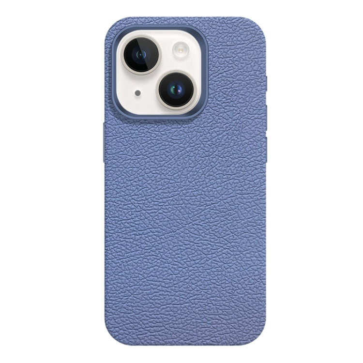For iPhone 15 Skin Feel Leather Texture MagSafe Magnetic Phone Case