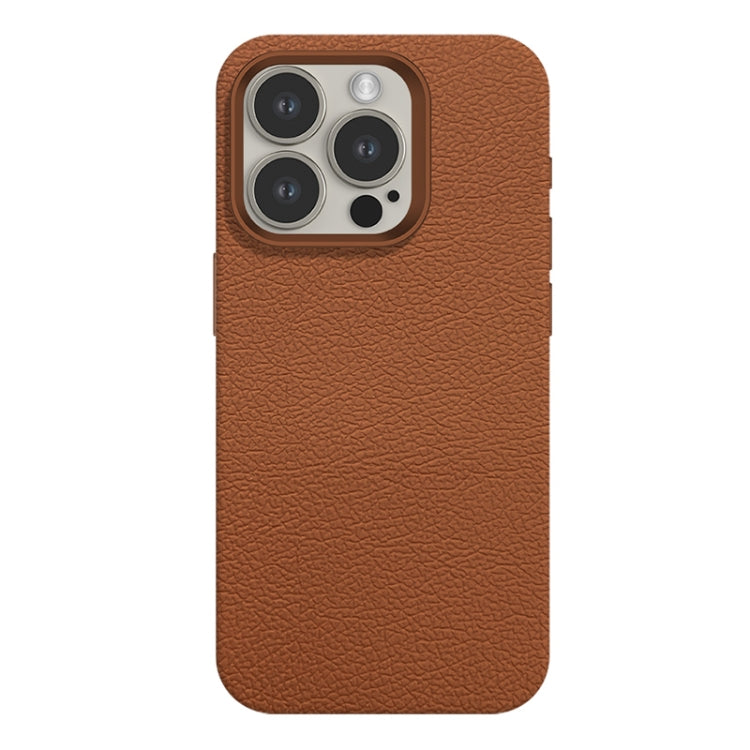 For iPhone 13 Pro Max Skin Feel Leather Texture MagSafe Magnetic Phone Case