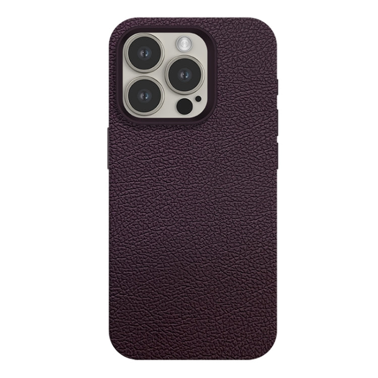 For iPhone 13 Pro Max Skin Feel Leather Texture MagSafe Magnetic Phone Case