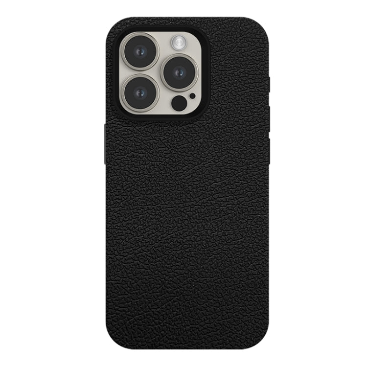 For iPhone 12 Pro Max Skin Feel Leather Texture MagSafe Magnetic Phone Case