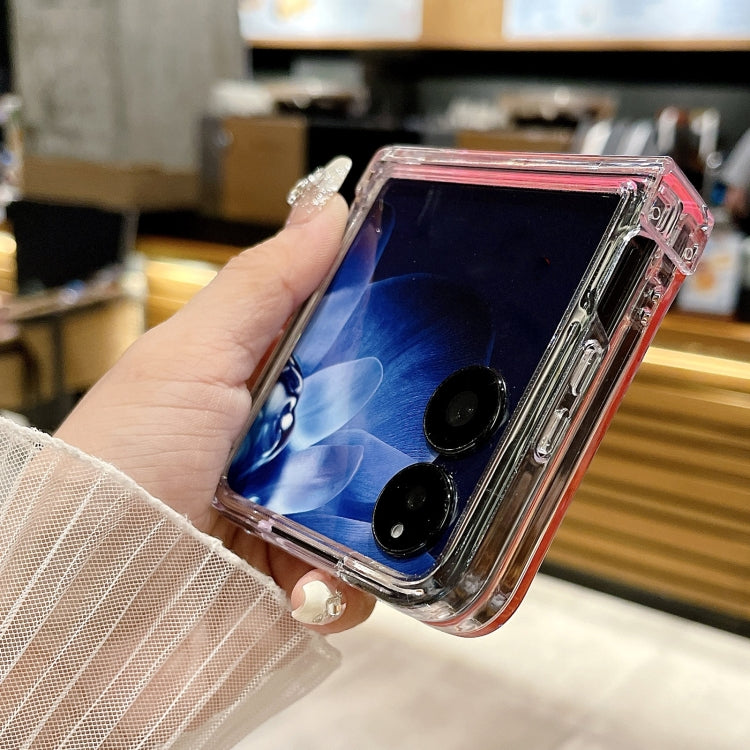 For Xiaomi Mix Flip Three-piece Set Pearlescent Shell Texture Phone Case