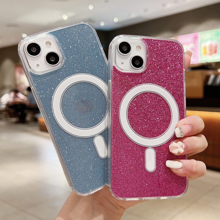 For iPhone 13 Pro Max Acrylic Transparent Glitter MagSafe Phone Case