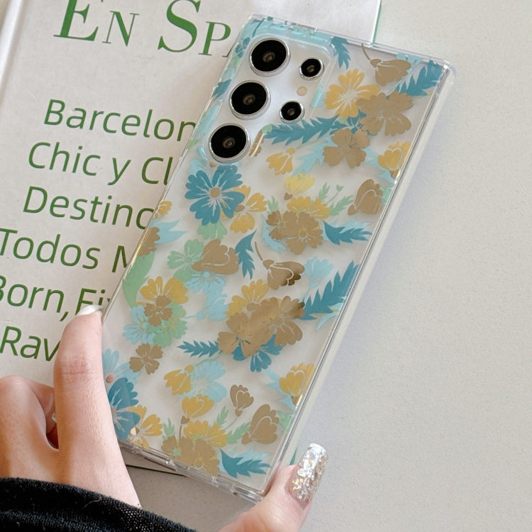 For Samsung Galaxy S24 5G Dual-side Laminating IMD PC Hybrid TPU Phone Case