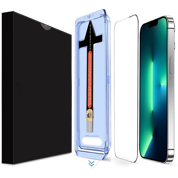 For iPhone 13 Pro Max LK Easy Install HD Tempered Glass Film - Black