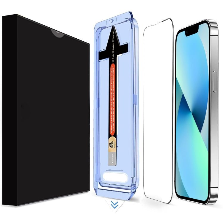 For iPhone 13 / 13 Pro LK Easy Install HD Tempered Glass Film - Black