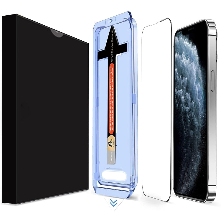 For iPhone 11 Pro Max LK Easy Install HD Tempered Glass Film - Black