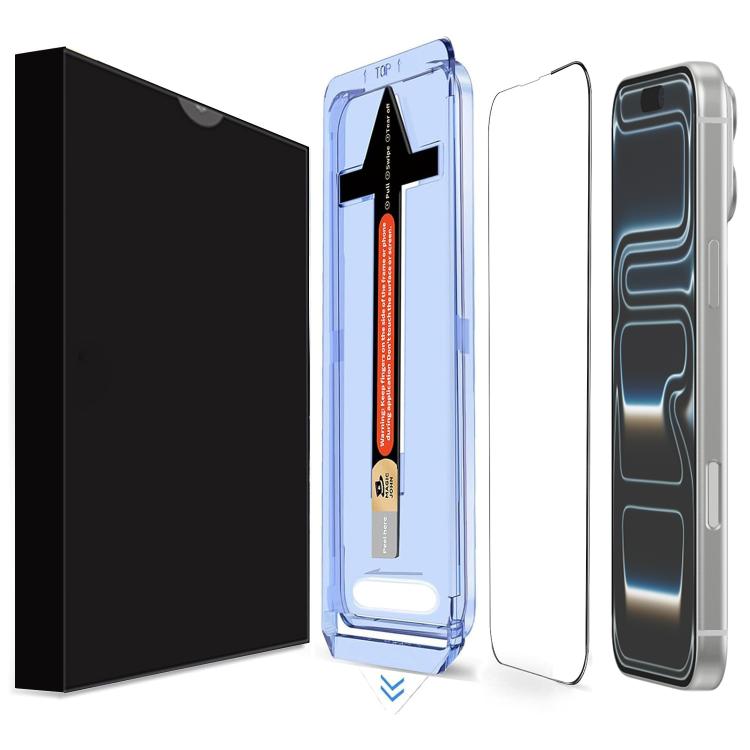For iPhone 17 Pro LK Easy Install HD Tempered Glass Film - Black