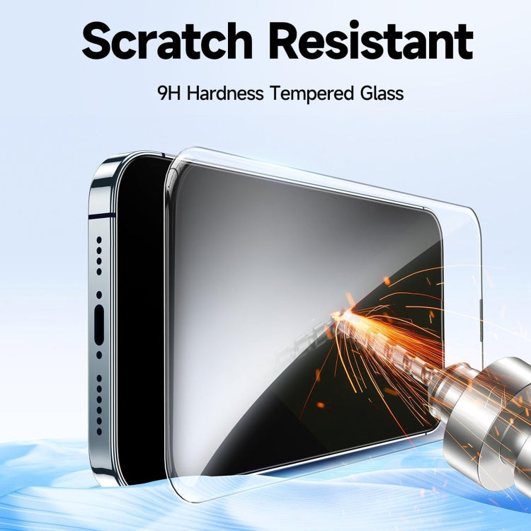 For iPhone 17 Pro Max LK Easy Install HD Tempered Glass Film - Black