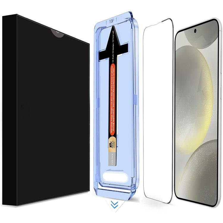For Samsung Galaxy S24 5G LK Easy Install HD Tempered Glass Film - Black