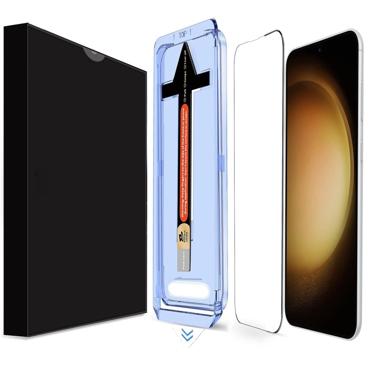 For Samsung Galaxy S23 5G LK Easy Install HD Tempered Glass Film - Black