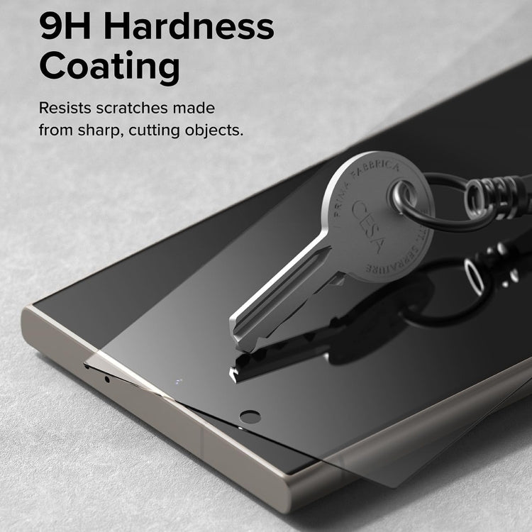 For Samsung Galaxy S22 Ultra 5G LK Easy Install HD Tempered Glass Film - Black