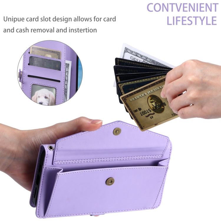 For Google Pixel 9 / 9 Pro Wallet Multi-card Slot Leather Phone Case with Lanyard