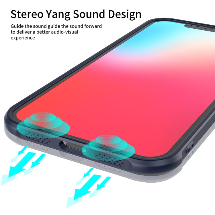 For iPhone 12 / 12 Pro Sound Coversion Shockproof Frosted Acrylic Protective Case