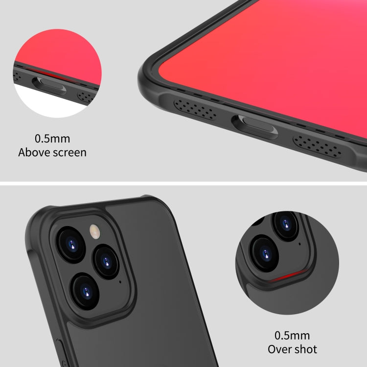 For iPhone 12 Pro Max Sound Coversion Shockproof Frosted Acrylic Protective Case