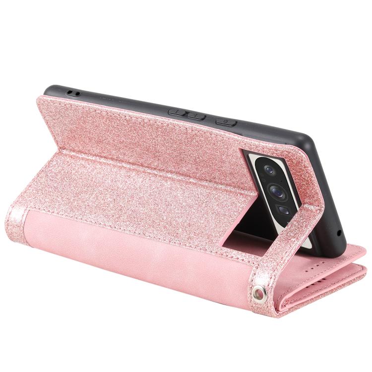For Google Pixel 10 Pro XL Nine Card Zipper Bag Leather Phone Case with Lanyard