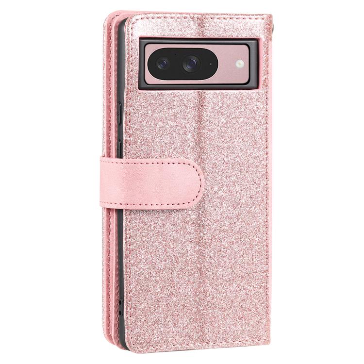 For Google Pixel 10 / 10 Pro Nine Card Zipper Bag Leather Phone Case with Lanyard