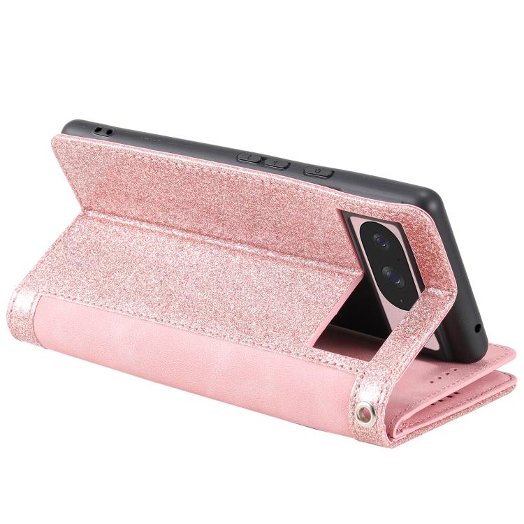 For Google Pixel 10 / 10 Pro Nine Card Zipper Bag Leather Phone Case with Lanyard