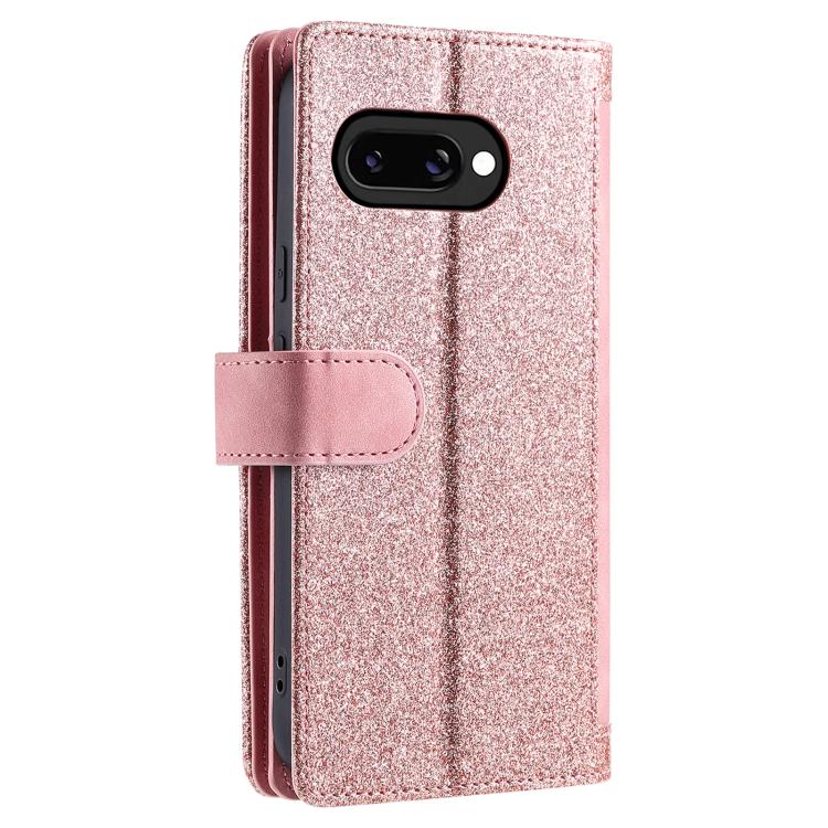 For Google Pixel 10a Nine Card Zipper Bag Leather Phone Case with Lanyard