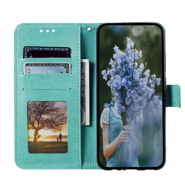 For Google Pixel 9 Pro XL Totem Flower Embossed Leather Phone Case with Lanyard