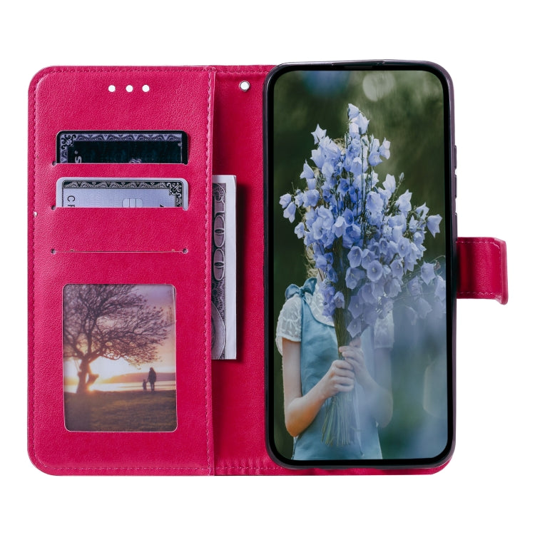 For Google Pixel 9 Pro XL Totem Flower Embossed Leather Phone Case with Lanyard