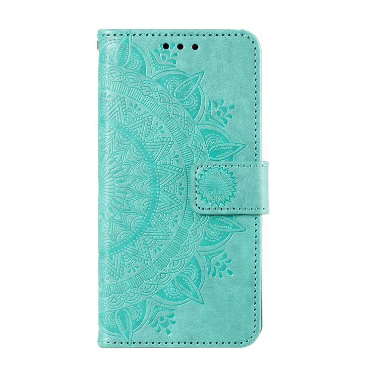 For Google Pixel 10 Pro XL Totem Flower Embossed Leather Phone Case with Lanyard