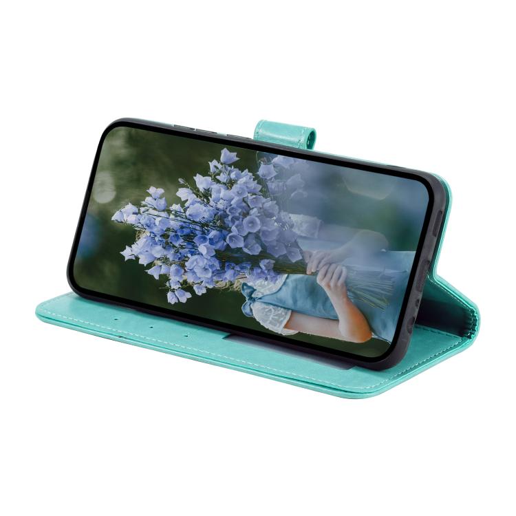 For Google Pixel 10 / 10 Pro Totem Flower Embossed Leather Phone Case with Lanyard