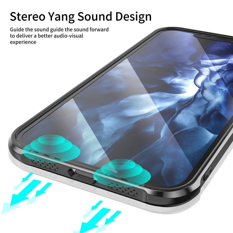 For iPhone 12 mini Sound Coversion Shockproof Acrylic Protective Case