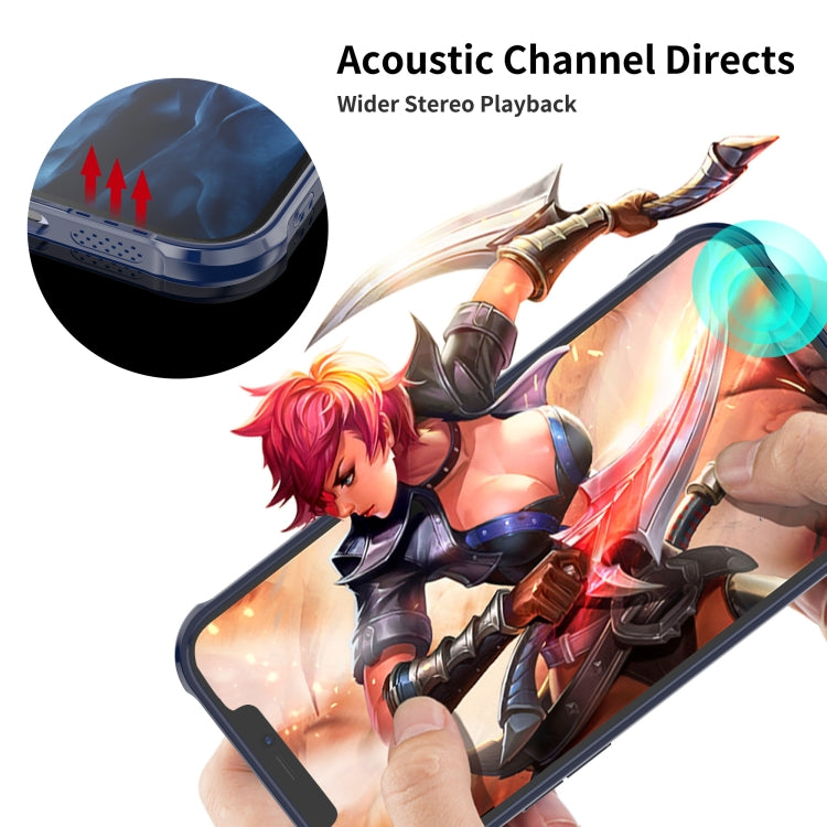 For iPhone 12 mini Sound Coversion Shockproof Acrylic Protective Case
