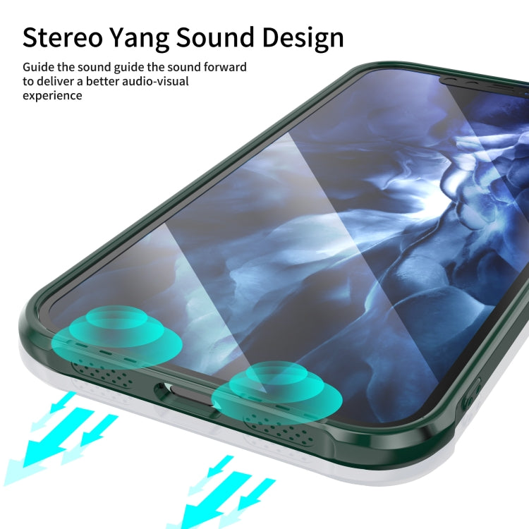For iPhone 12 mini Sound Coversion Shockproof Acrylic Protective Case