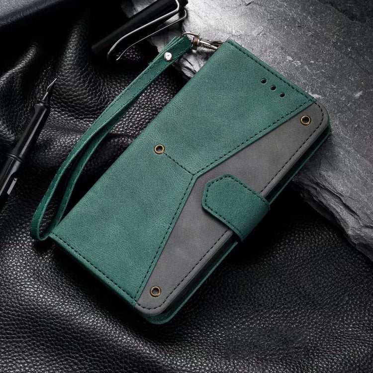 For Google Pixel 9 Pro XL Nail Skin Feel Stitching Calf Texture Leather Phone Case