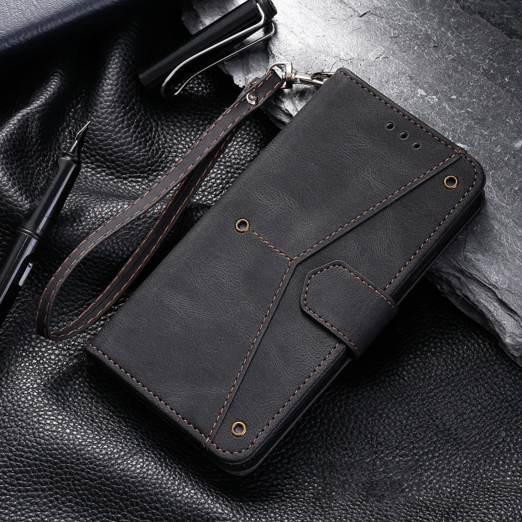 For Google Pixel 9 / 9 Pro Nail Skin Feel Stitching Calf Texture Leather Phone Case