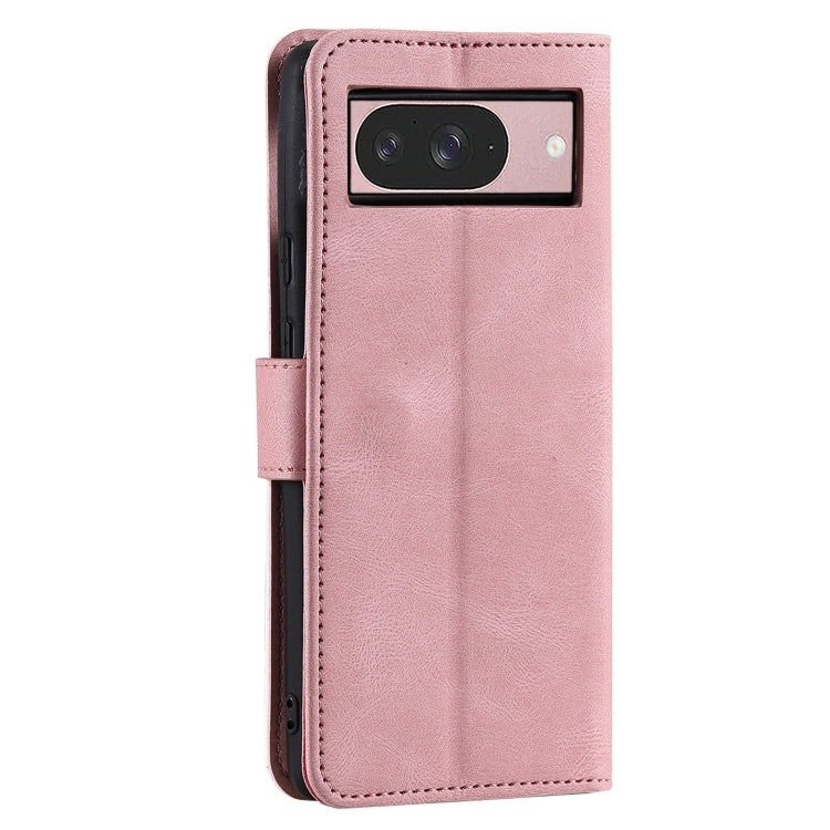 For Google Pixel 9 / 9 Pro Nail Skin Feel Stitching Calf Texture Leather Phone Case