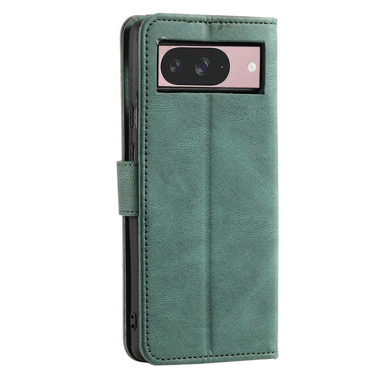 For Google Pixel 9 / 9 Pro Nail Skin Feel Stitching Calf Texture Leather Phone Case