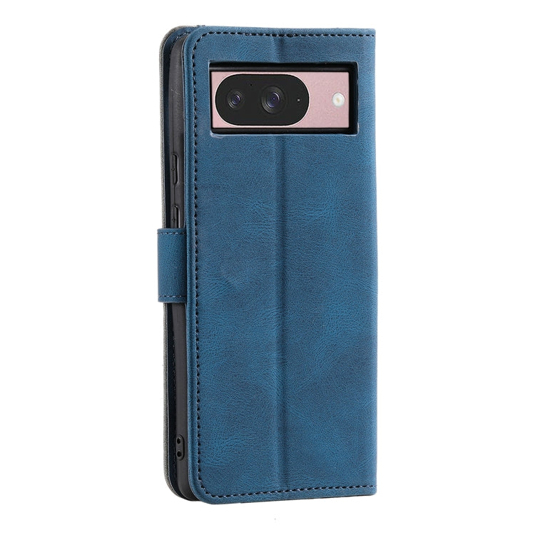 For Google Pixel 9 / 9 Pro Nail Skin Feel Stitching Calf Texture Leather Phone Case