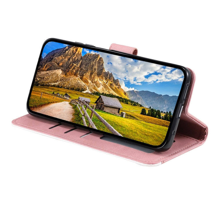 For Google Pixel 9a Nail Skin Feel Stitching Calf Texture Leather Phone Case