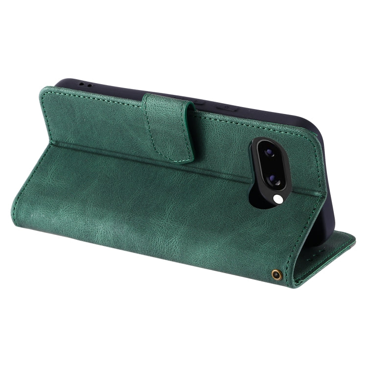 For Google Pixel 9a Nail Skin Feel Stitching Calf Texture Leather Phone Case
