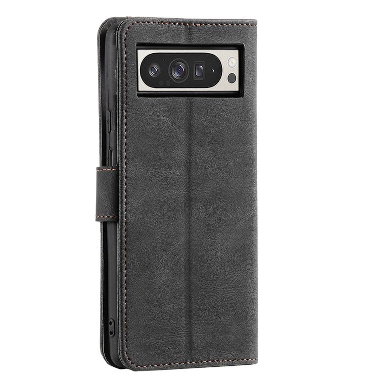 For Google Pixel 10 Pro XL Nail Skin Feel Stitching Calf Texture Leather Phone Case