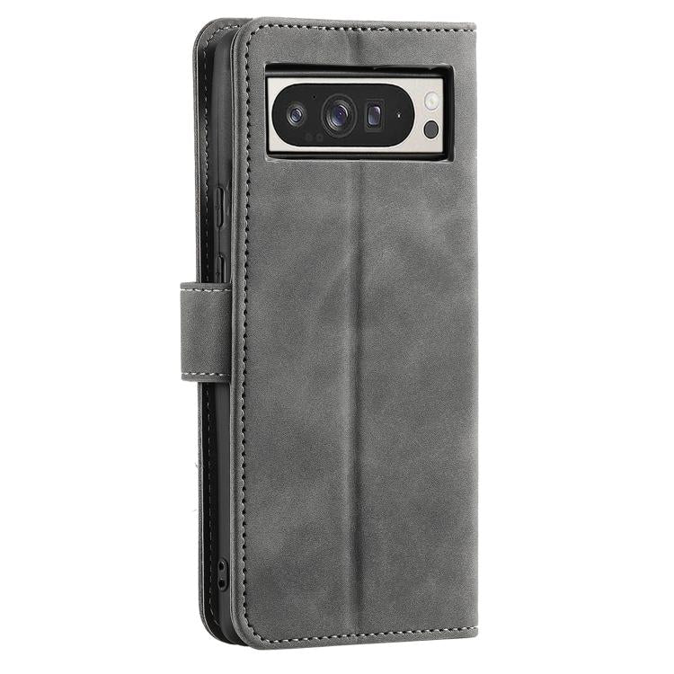 For Google Pixel 10 Pro XL Nail Skin Feel Stitching Calf Texture Leather Phone Case