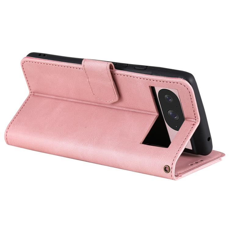 For Google Pixel 10 / 10 Pro Nail Skin Feel Stitching Calf Texture Leather Phone Case