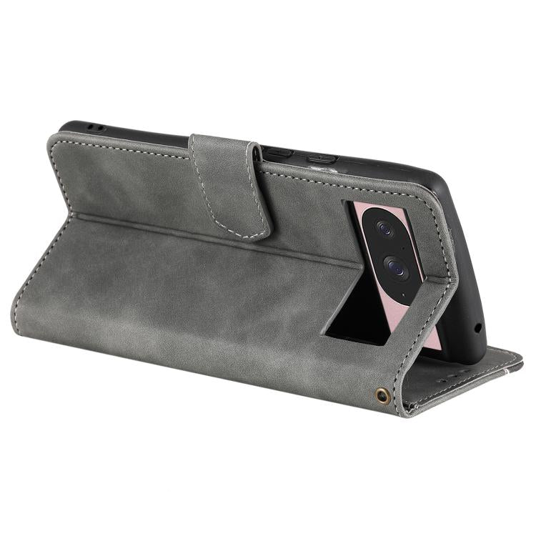 For Google Pixel 10 / 10 Pro Nail Skin Feel Stitching Calf Texture Leather Phone Case