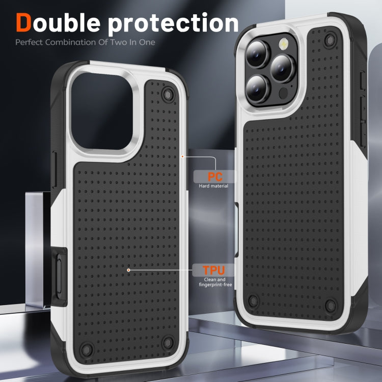 For iPhone 16 Pro Max PC + TPU Shockproof Protective Phone Case