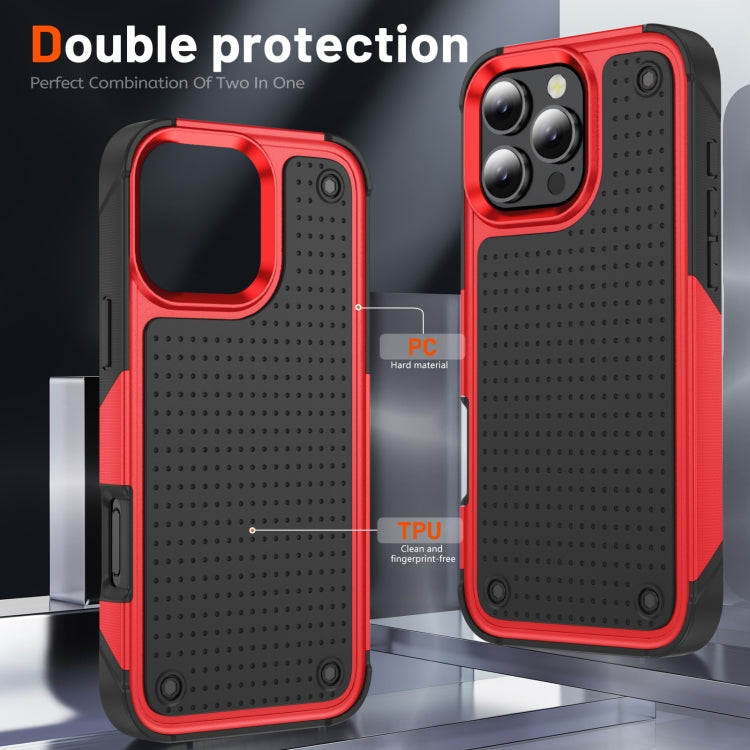 For iPhone 16 Pro Max PC + TPU Shockproof Protective Phone Case